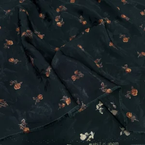 Çiçek Desenli Jakar Kumaş