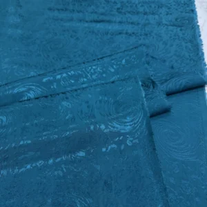 Turkuaz Desenli Jakar Kumaş Turkuaz Desenli Jakar Kumaş