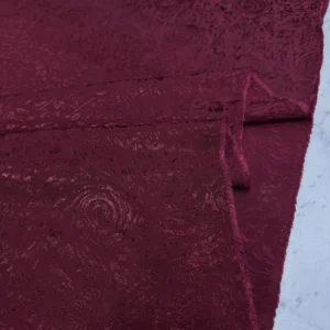 Bordo Desenli Jakar Kumaş Bordo Desenli Jakar Kumaş